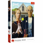 Puzzle - 500 - American Gothic: Dog Edition Trefl 37526