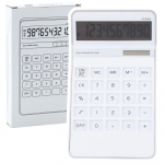 Office Calculator Large Display 10-Digit Elegant White