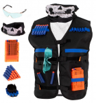 NERF+ palaidējierīču piederumu taktiskā veste NERF+ palaidējierīču piederumiem