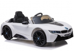 Vienvietīgs elektromobilis BMW i8 Coupe White