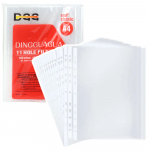 Crystal Pockets for Documents 11 Holes A4 100pcs.