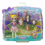 Mattel - Enchantimals Family Toy Set Purple Hair Doll
