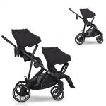 EasyGo Duoflex Ebony Black Kaksikute vanker Z/EA/DUOFLEX/EB/2S