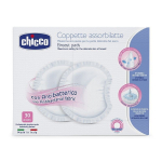 Chicco Natural Feeling rinnapadjad, &uuml;hekordsed, 30 tk