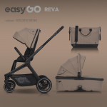 EasyGo Reva Golden Beige Beebik&auml;ru 2 in 1 W/EA/REVA/GB