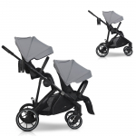 EasyGo Duoflex Cloudy Gray Kaksikute vanker