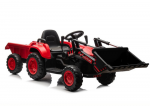 Rechargeable tractor with bucket BW-X002A Red