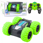 Remote Controlled RC Stunt Car 360&deg; Spins Green