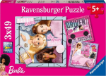 Ravensburger - Puzzle 3x49 Barbie Girl