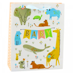 Baby Animals Inscription Gift Bag 32 x 26 x 10cm