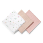 BabyOno musliinist m&auml;hkimislinad 70x70cm, Pink 3tk 306662