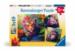 Ravensburger - Puzzle 3x49 Jungle Babies