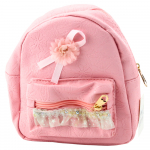 Children's Backpack Embossed Bow Ruffle Pink 20cm 2.5L