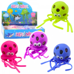 Octopus Anti-Stress Sensory Squishy with Gel Balls Mix