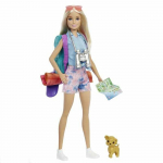 Barbie Camping Dolls + Piece Count-Doll 1 HDF73