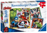 Ravensburger - Puzzle 3x49 Marvel Avengers