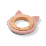 Puidust ja silikoonist n&auml;rimislelu Kiisu BabyOno 1076/02 Pink