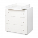 Kummut m&auml;hkimislauaga Klups PAULA WHITE