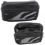 Pencil Case School Kit, Expandable, Roomy, Black, 20x10cm