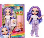 503705-EUC Junior High PJ Party Fashion Doll- Violet (Purple)