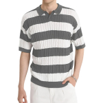 HYPESTFIT meeste V-kaelusega slim-fit polo s&auml;rk XL