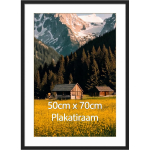 Alumiiniumist pildiraam 50x70cm (matiga 40x60cm), must
