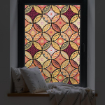 dktie oranž mattklaasist privaatsuskile akendele 90x200cm