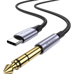 USB-C ja 6,35 mm TRS stereo helikaabel (5 m)