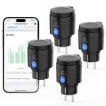 Nutikas WiFi v&auml;lispistikupesa IP44, taimer, voolum&otilde;&otilde;tmine, Alexa/Google (4 tk)