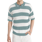 HYPESTFIT meeste V-kaelusega slim-fit polo s&auml;rk S