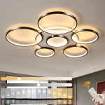 Must 7-r&otilde;ngaline LED laevalgusti, 120W, 110cm, dimmerdatav