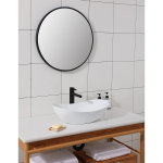 Schw&auml;nlein 52x32 cm valge ovaalne keraamiline pealtpaigaldatav valamu