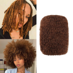 Afro Kinky naturaalsest juustest Dreadlock pikendused, 20 cm