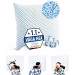 Geeliga m&auml;luvahust padi 80 x 80 cm, ergonoomiline ja pehme