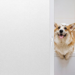 Linarun mattvalge isekleepuv klaasikile UV-kaitsega 50x200cm