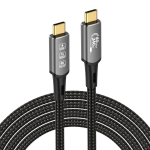 USB 4 ja Thunderbolt 4 kaabel 240W, 40Gbps, 8K@60Hz, 0,5m