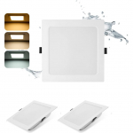LED-laevalgusti 2 tk 24W 2200lm IP44 Ultra Slim 25mm, kandiline