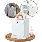 Haus Projekt valge s&uuml;damekujundusega lastetoa &ouml;&ouml;kapp