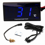 Universaalne digitaalne LED mootorratta termomeeter, 12V