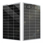 ECO-WORTHY 120W kahepoolne monokristallne p&auml;ikesepaneel 18V