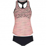 Laorchid roosa k&otilde;rge pihaga tankini push-up bikiinid, S