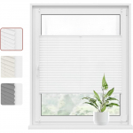 WOLTU Pleediga Klemmfix ruloo, valge, 100x130cm, puurimisvaba