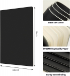 YOOMONA A4 vihik, must kaas