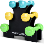 Hantlite komplekt MENCIRO 1 / 1,5 / 2 kg &ndash; 6 tk