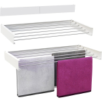 Vonia seinale paigaldatav kokkupandav pesukuivatusrest 100x50