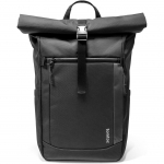 tomtoc Rolltop seljakott 25&ndash;30L (17,3" s&uuml;learvutile), must