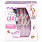 Kit Tattoo Body Art Super Girl T&auml;toveeringute komplekt lastele Seatud
