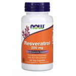 Natural Resveratrol 200mg Resveratrooli ja punase veini ekstraktiga 60 kapslit