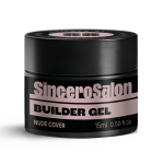Sincero Salon Builder Gel Universaalne tiksotroopne ehitusgeel 15ml Nude Cover