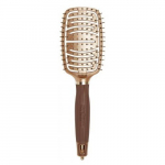 Expert Care Flex Gold&Brown Ioniseeritud harjastega juuksehari